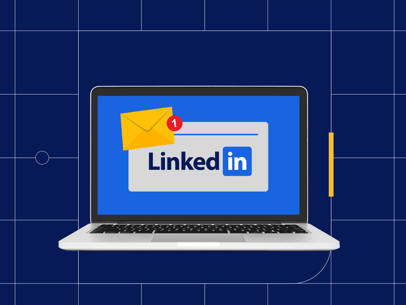 Ein gefälschter LinkedIn-Anmeldebildschirm.