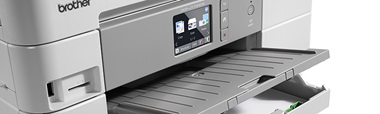 Multifunktionsdrucker mit geöffnetem Papierfach