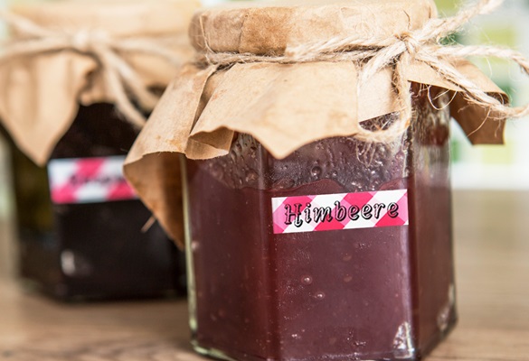 Marmelade mit Himbere