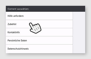 Upgrades - Screenshot - Verbrauchsmaterial anfordern